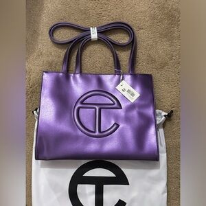 Telfar Medium Shopping Bag - Açai- New With Tags
